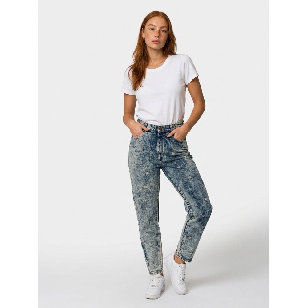 Memphis Jeans Vintage80s  USA Tapered Mom Size 9 High Rise(8-b64)